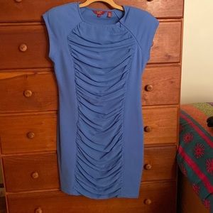 Ted baker fitted skyblue dress with capped sleeves.